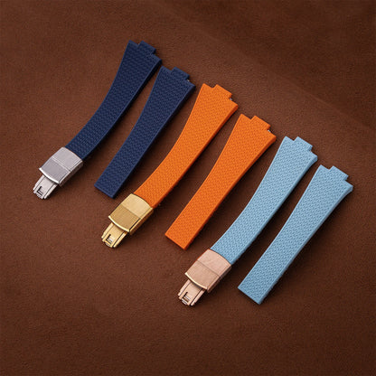 CTS Rubber strap for TISSOT PRX Powermatic 35mm 40mm 11mm 12mm Quick Release Spring Bar Watch Straps FKM Black Navy