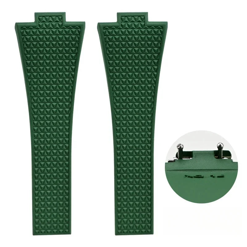 Bracelet de montre à dégagement rapide pour Tissot PRX série 11mm 12mm T137.407/T137.410 Super Player Bracelet de montre en caoutchouc fluoré FKM