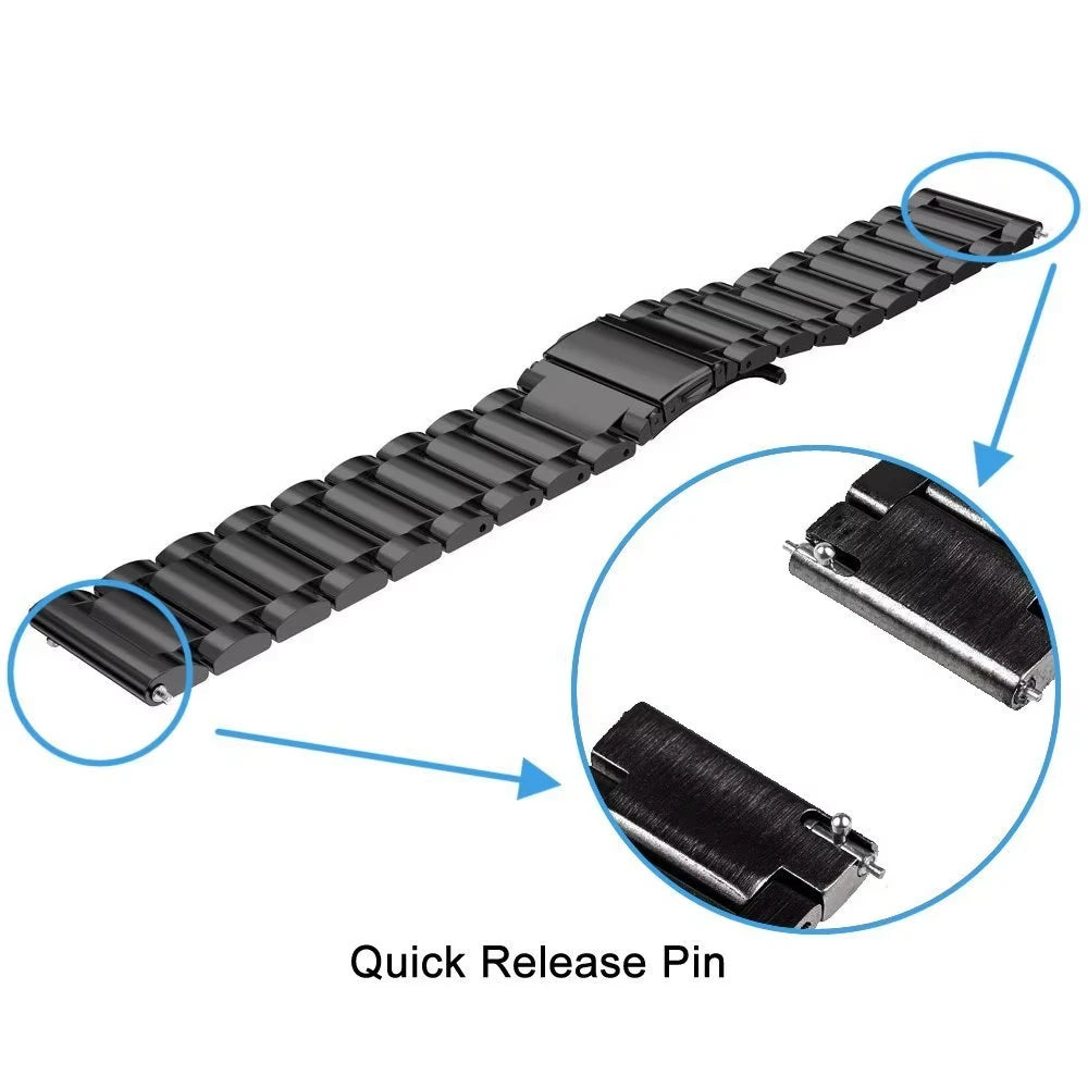 Cinturino in acciaio inox da 20 mm per Omega X Swatch Joint MoonSwatch, fibbia pieghevole in metallo, accessorio per MoonSwatch