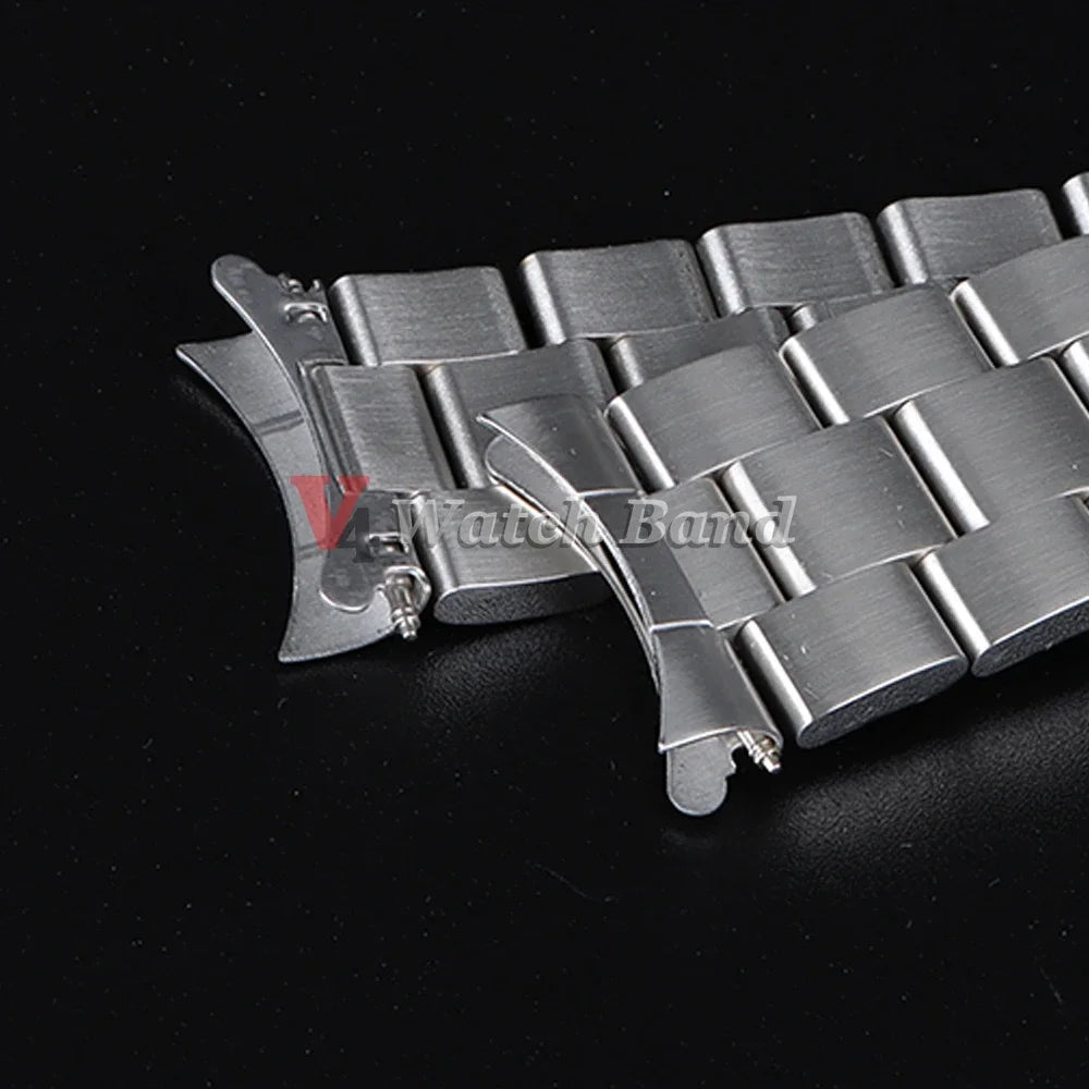 Gebogener Endadapter 12/14/16/18/19/20/22/24 mm für Edelstahl-Uhrenarmbandanschluss Rolex für Seiko-Uhrenarmbandzubehör