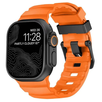 Cinturino in morbido silicone per Apple Watch Ultra 2 10 9 8 7 6 SE 5 4 per iWatch 38 40 41mm 42mm 44mm 45mm 46mm 49mm