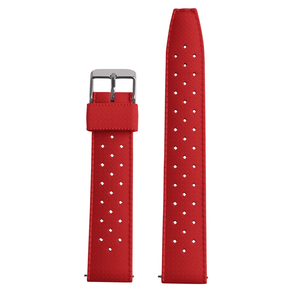 Nouveau Design bracelet de montre en Silicone Tropical à dégagement rapide 20mm 22mm bracelet de montre Durable bracelet de montre intelligente souple pour Oris Seiko Citizen