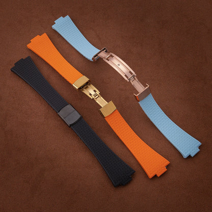 CTS Rubber strap for TISSOT PRX Powermatic 35mm 40mm 11mm 12mm Quick Release Spring Bar Watch Straps FKM Black Navy
