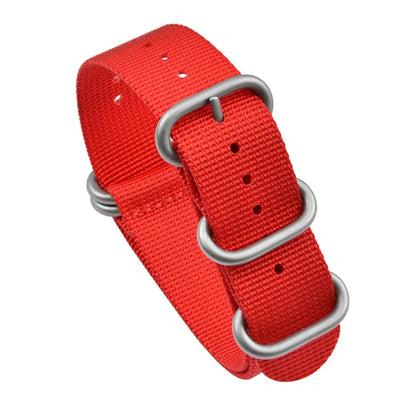 Bracelet en Nylon Noir de Haute Qualité pour Homme, Accessoire de Plongée à Rayures Militaires, pour Montre DW SeATM, 20mm 22mm