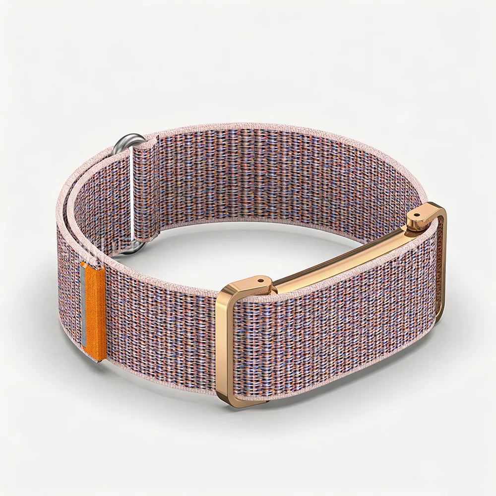 Étui de protection en métal, sangle en Nylon pour Google Fitbit Air, bracelet de remplacement ultra-mince, léger comme une plume, respirant, à dégagement rapide