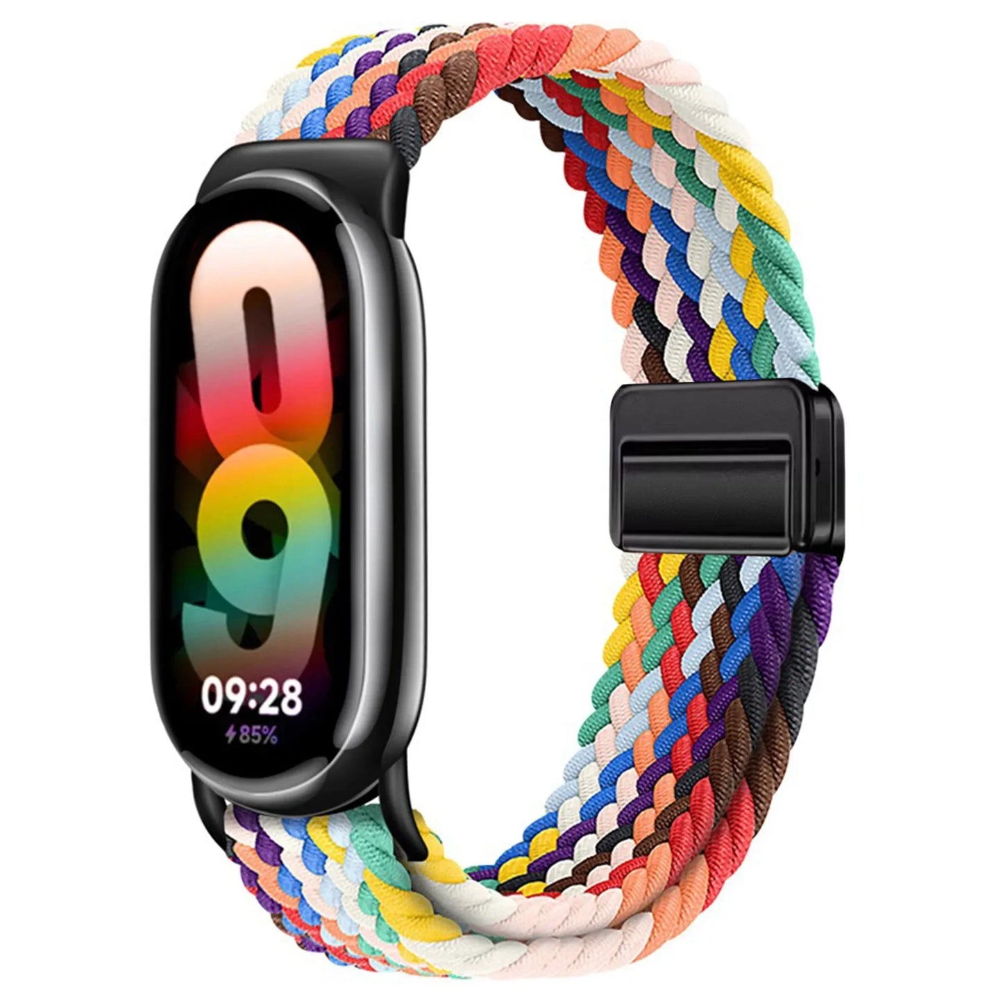 Bracelet magnétique pour Xiaomi Mi Band 10 9 8 Accessoires Bracelet en boucle tressée respirant Pulseira Correas Xiaomi Smart band 10 9 8