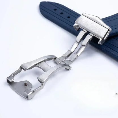 For Seiko soft comfortable silicone men's outdoor watch strap Omega seahorse 300 ocean universe at150 rubber accessories 20mm