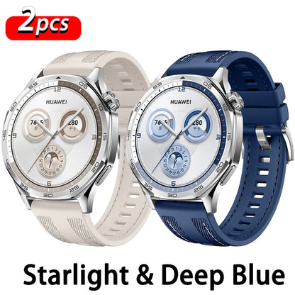 Bracelet en Nylon officiel de 22mm pour montre HUAWEI GT 6 5 4 46mm/montre 4 5 6 Pro/GT 6 5 3 2 Pro, Bracelet en Silicone Composite de 46mm