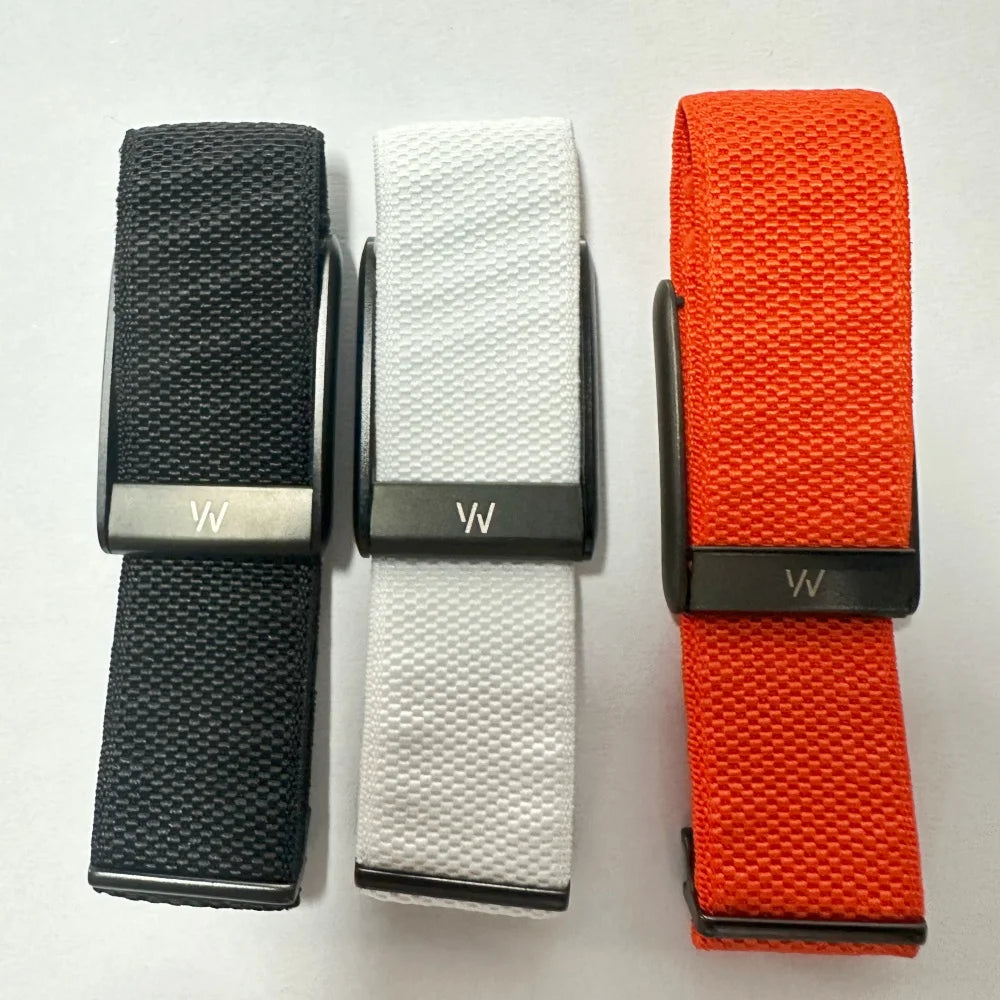 Black, Silver, and Gold Bracelet for Whoop 5.0 Mg, Bracelet with W Logo, Elastic Woven Nylon Band, Sport Replacement Straps for Whoop