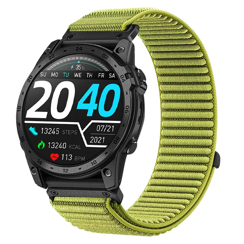 Quickfit 26mm 22mm 20mm Bracelet en Nylon pour Garmin Fenix 8/Quatix 8 bande Forerunner 970 965/Garmin Instinct 3 Bracelet sport Correa