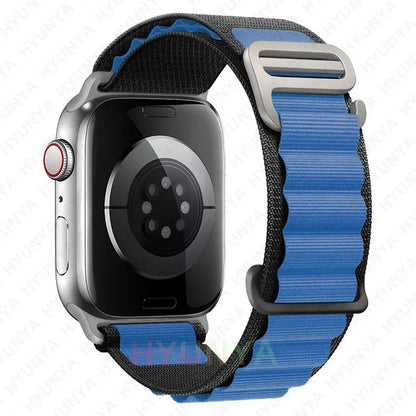 Cinturino per Apple Watch, bracciale alpino per cinturino Apple Watch Ultra 2 3, cinturino 45mm 49mm 42mm 46mm 44mm 41mm 40mm, cinturino Iwatch serie 11 9 8 7 SE 10