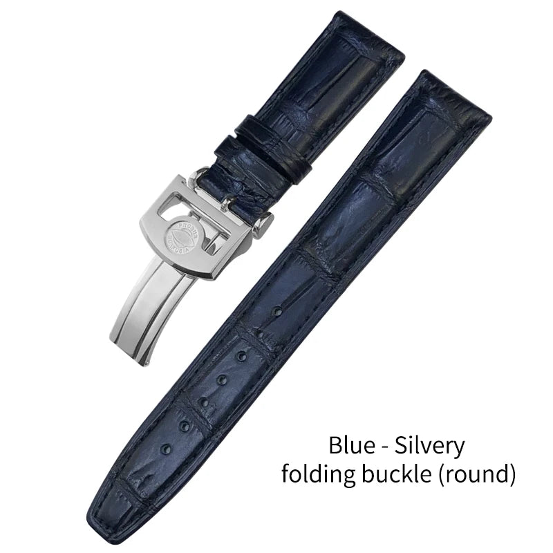 Bracelet de montre en cuir de Crocodile américain, 20mm 21mm 22mm, pour IWC PORTUGIESER PORTOFINO Pilot, outils gratuits