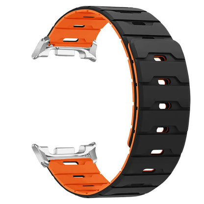 Bracelet magnétique bicolore pour Galaxy Watch 9/8 40/44mm 8Classic 46mm, bracelet sport pour Galaxy Watch Ultra 2 47mm