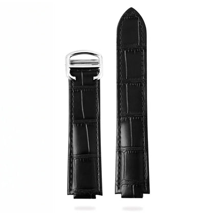 カルティエ バロンブルー用 本革時計ベルト、牛革ストラップ、20mm 18mm 16mm、時計用バンド