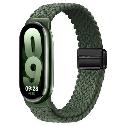 Bracelet magnétique pour Xiaomi Mi Band 10 9 8 Accessoires Bracelet en boucle tressée respirant Pulseira Correas Xiaomi Smart band 10 9 8