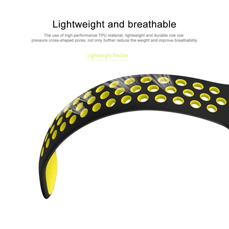 Cinturino in silicone da 20 mm 22 mm, per Amazfit Bip 6 5/GTS 3/2/2e/GTS2 Mini/GTR 3 Pro/42 mm/47 mm/2/2e/Stratos 2/3 Pro Sport Correa