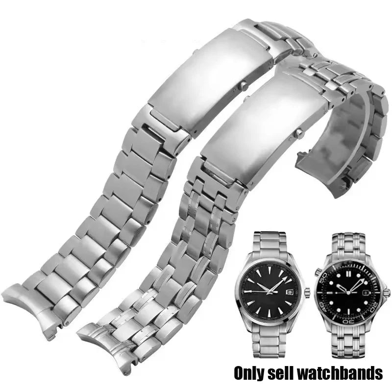 Cinturino per orologio in acciaio inossidabile argentato, qualità SION L, per JEAN seam84magazines edmaster planet ocean, 20mm