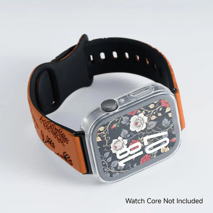 Bracelet + case for Huawei Watch Fit 4 / 4 Pro, TPU protective case, floral sport strap for Huawei Fit 4 4pro 3