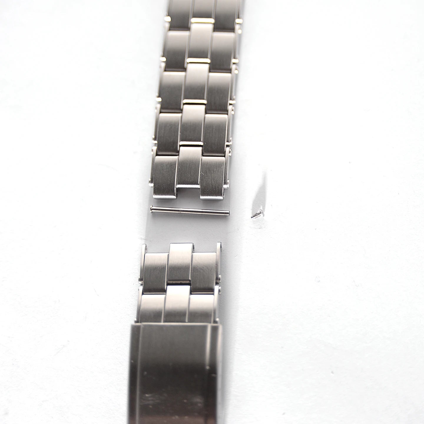 18/19/20mm Solid Link Vintage Rivet Bracelet Stainless Steel Watch Band