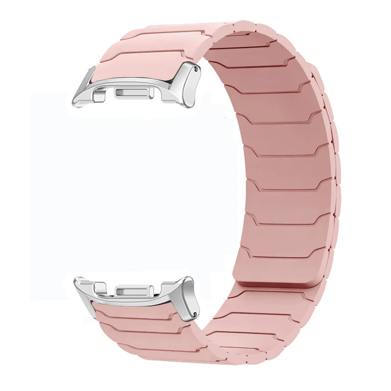 Bracelet magnétique en Silicone pour Samsung Galaxy Watch Ultra 2025, 47mm, pour Galaxy 8 40mm 44mm/8Classic 46mm, Bracelet de sport