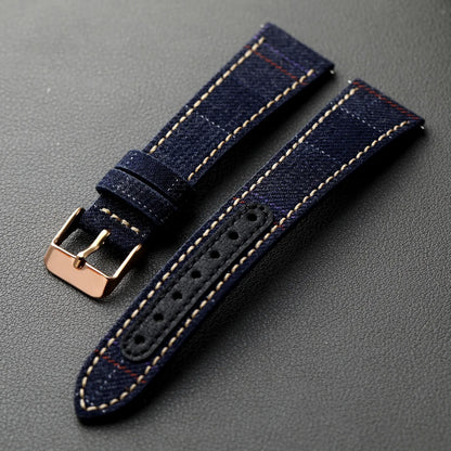 Handmade Formal Soft Quick Release Retro Style Men's Leather Watch Strap 18 19 20 21 22MM