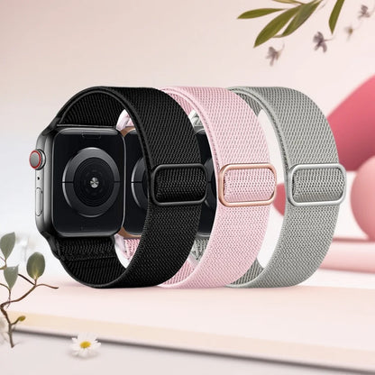 3 cinturini in nylon per Apple Watch Ultra, 38mm, 40mm, 41mm, 42mm, 44mm, 45mm, 46mm, 49mm, cinturino elastico in nylon, iWatch serie 11, 10, 9