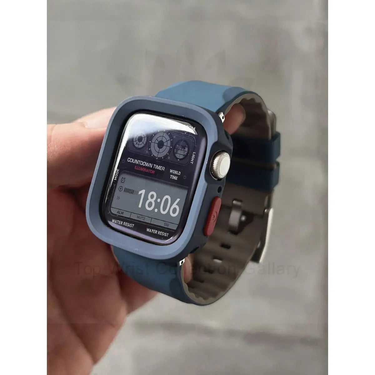Silicone Strap + TPU Case for Apple Watch Band Ultra2 49mm 46mm 44mm 45mm 42mm 41mm 40mm