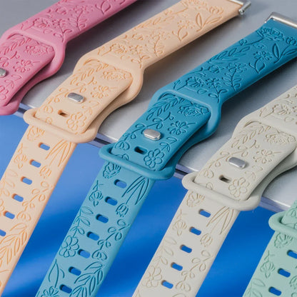 Carved Strap for Redmi Watch 6 5 4, Magnetic Silicone Bracelet for Redmi Watch 5 Active 3 Lite 5 Lite 3 Active