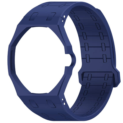 Boîtier de montre + bracelet magnétique pour Swatch x AP Royal POP, ensemble de modification, kit de remplacement de bracelet de montre en silicone