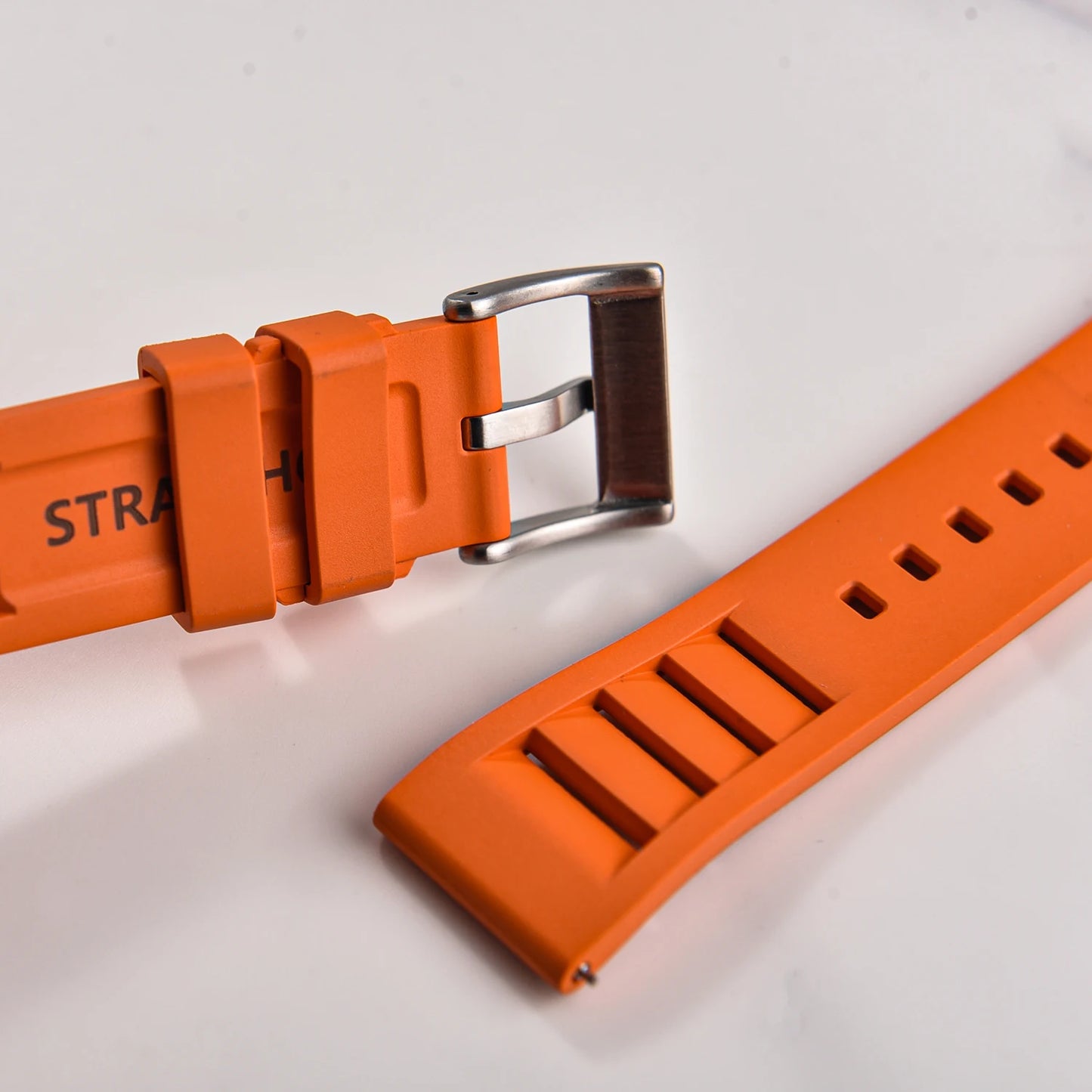 Bracelet de montre en caoutchouc fluoré FKM de qualité supérieure, à dégagement rapide, 20 mm 22 mm, bracelet de plongée souple et étanche, bracelet de remplacement pour montre
