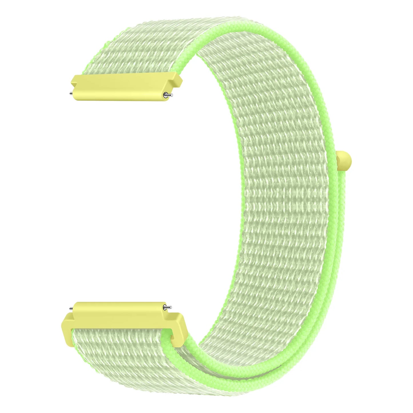 Bracelet à boucle en Nylon pour Amazfit Bip 6/5/GTS 4/3/2/2e/Mini/GTR 42mm/47mm/GTR 4/3 Pro Sport, 20mm/22mm, 2 bandes