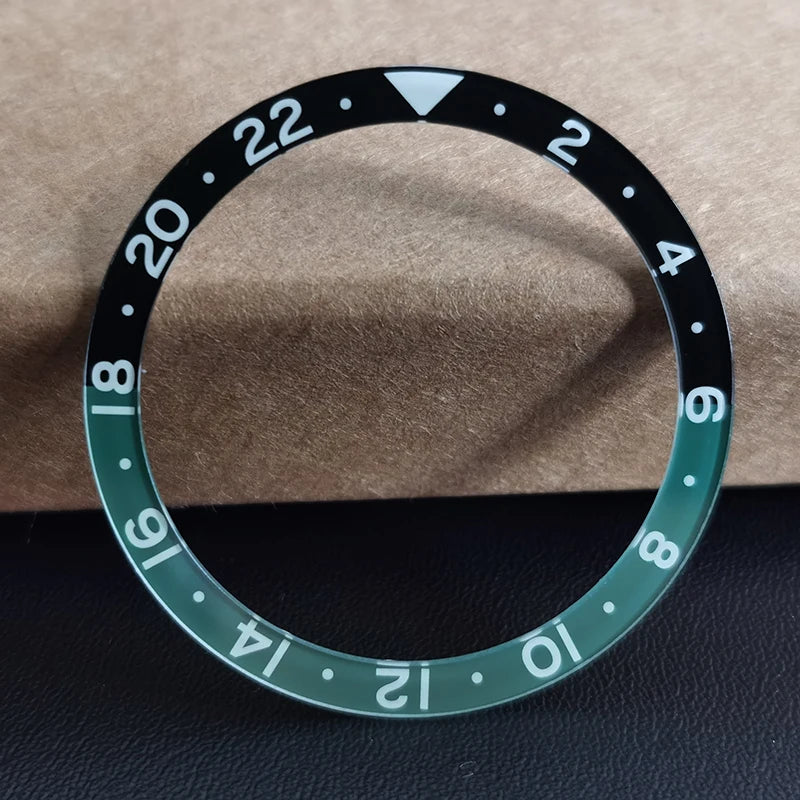 Repuestos para relojes Seiko SKX007/009, nuevos. Reemplazo para la serie 5 Sports SRPD con inserto de bisel de cristal de zafiro GMT