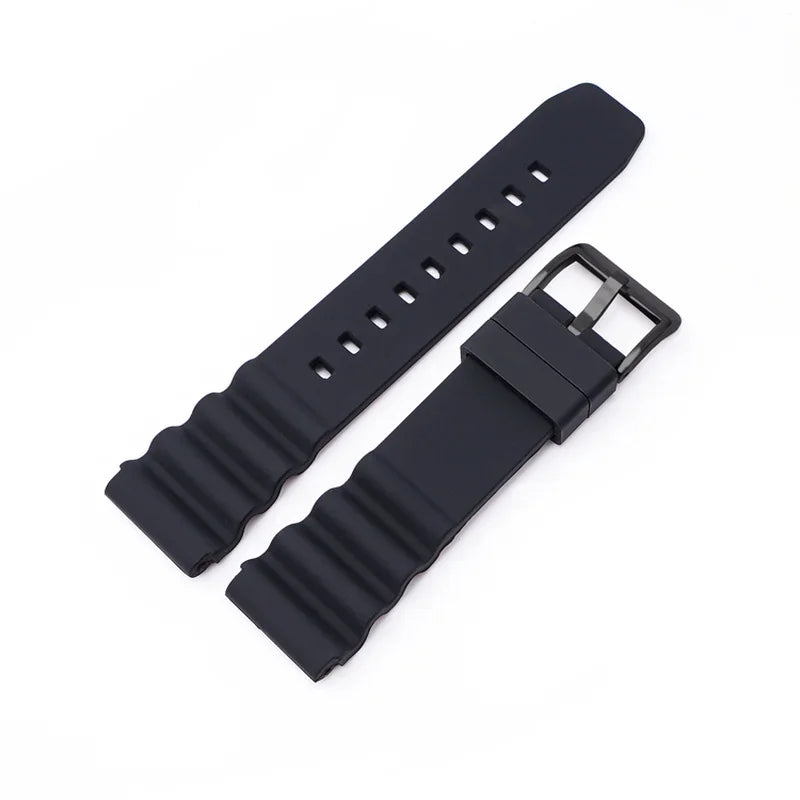 Bracelet de montre en Silicone, 20mm 22mm, pour Rolex SUBMARINER, étanche, pour plongée, Seiko SKX007 SRP777J1, Bracelet de sport pour citoyen