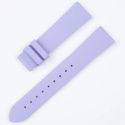 Cinturini per orologi universali in gomma fluorurata FKM di alta qualità, estremità piatte, 14/15/16/17/18 mm, per donne e bambini, compatibili Omega, Tissot, Longines.