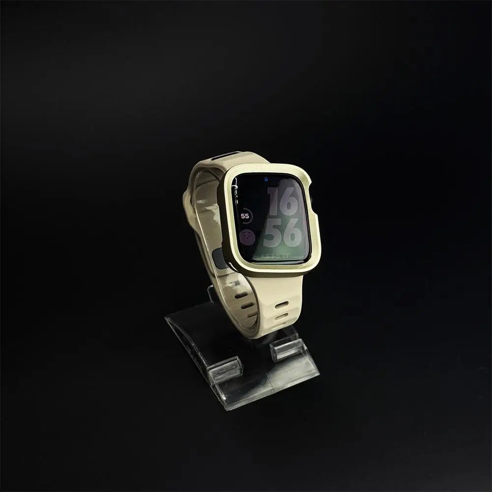 Silicone case + strap for Apple Watch Ultra 2 49mm 46mm 42mm 40mm 41mm 44mm 45mm for Apple Watch Series 11 10 9 8 7 6 5 4