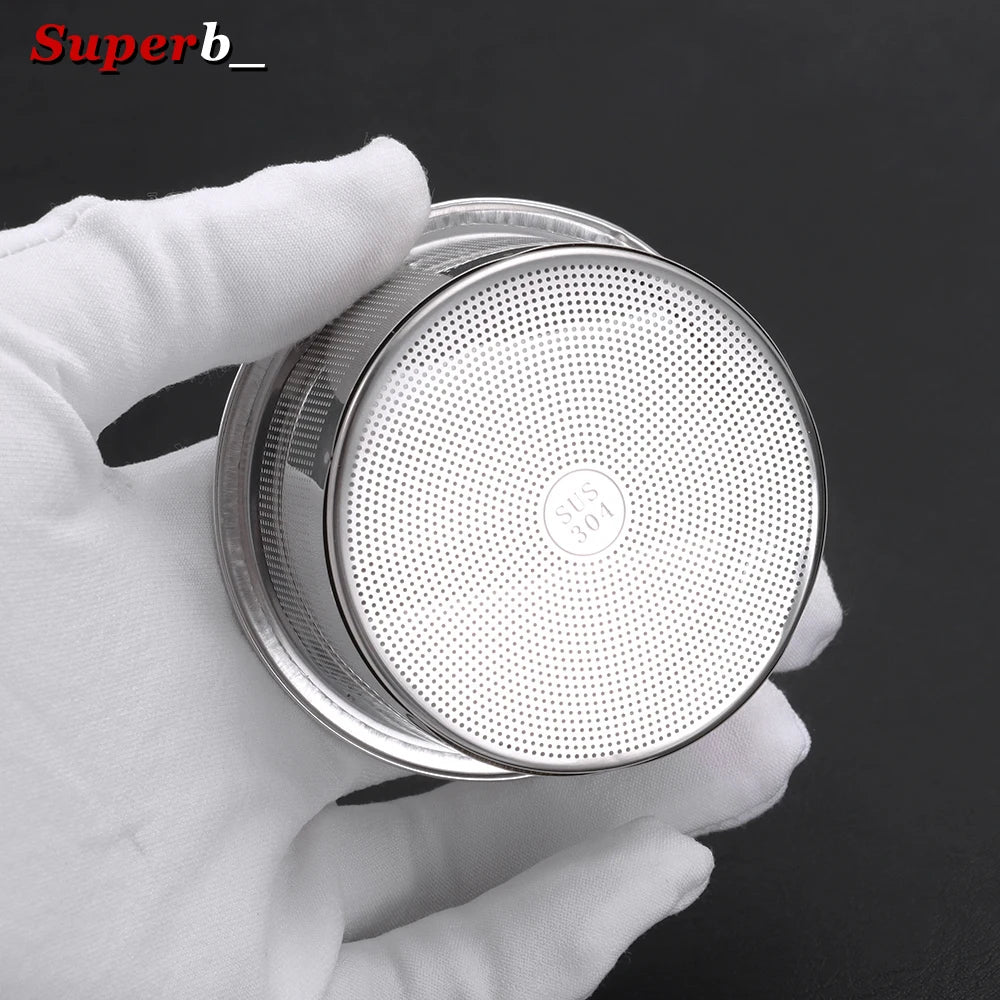 Panier de nettoyage en maille en acier inoxydable 304 pour pièces de montre, paniers de nettoyage ultrasonique pour accessoires d'outils de réparation de montres