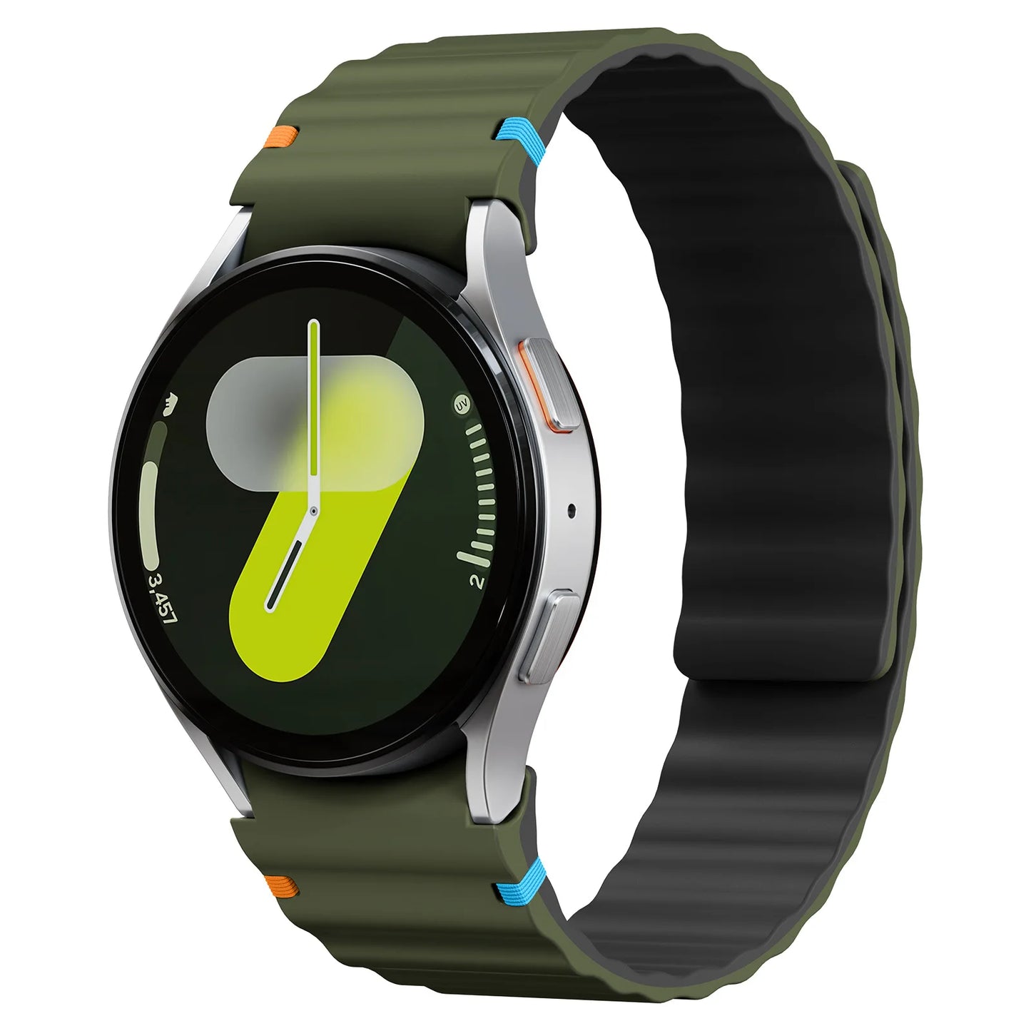 Magnetic band for Samsung Galaxy Watch 7 FE 6 5 4 44mm 40mm/5 Pro, no gaps, Correa Galaxy Watch 6 Classic 43mm 47mm