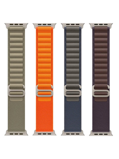 Bracelet à boucle alpine pour Apple watch Ultra 3 2 bandes 49mm 45mm 44mm 40mm 41mm 46mm 42mm Bracelet iWatch série 11 10 SE 9 8 7 6 5 4