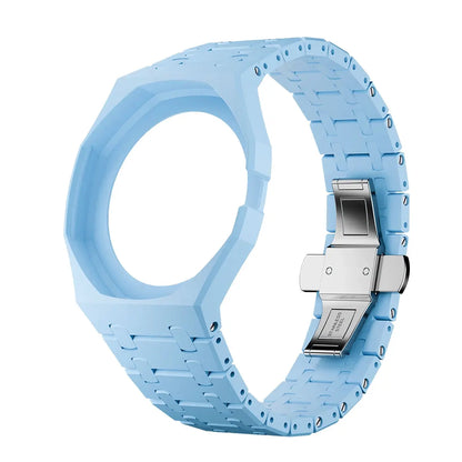 Kit di modifica in ceramica per orologio da tasca Swatch X AP Royal Pop, convertibile in orologio da polso con cinturino in silicone Correa
