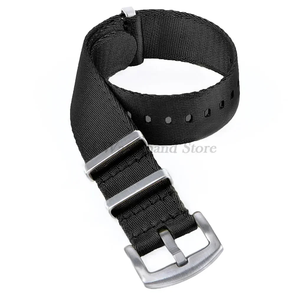 18mm 20mm 22mm Soft Nylon Strap Military Watchband for Samsung Galaxy Nylon Strap for Omega Seamaster 007