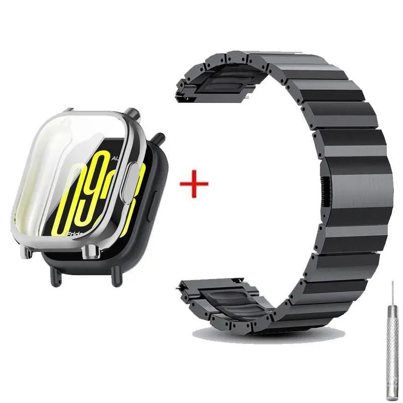 Case + Strap for Redmi Watch 6/5/4 3Active 5Active 3Lite 3Active, replaceable strap