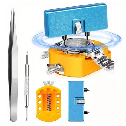 4 kits de remplacement de piles de montre professionnels, idéaux pour les horlogers et les amateurs, dissolvant de couverture arrière de montre