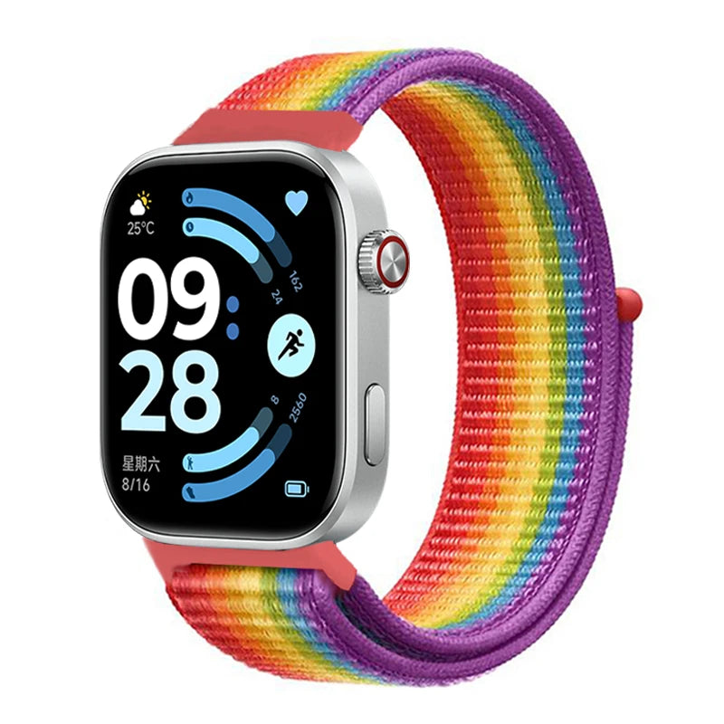 Bracelet de remplacement en nylon respirant pour Redmi Watch 6 5 4, accessoires de sport, sangle Correa pour la série Redmi Watch