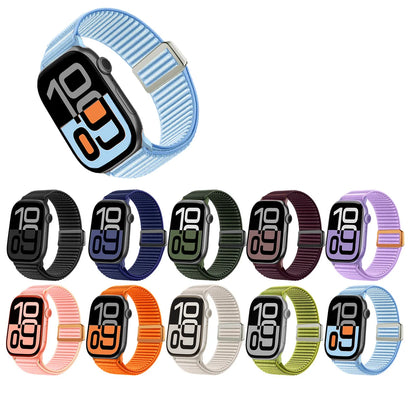 Cinturino intrecciato per Apple Watch 46mm 44mm 45mm 42mm 40mm 41mm, Correa iWatch Series Ultra 2 11 10 9 SE 8 7