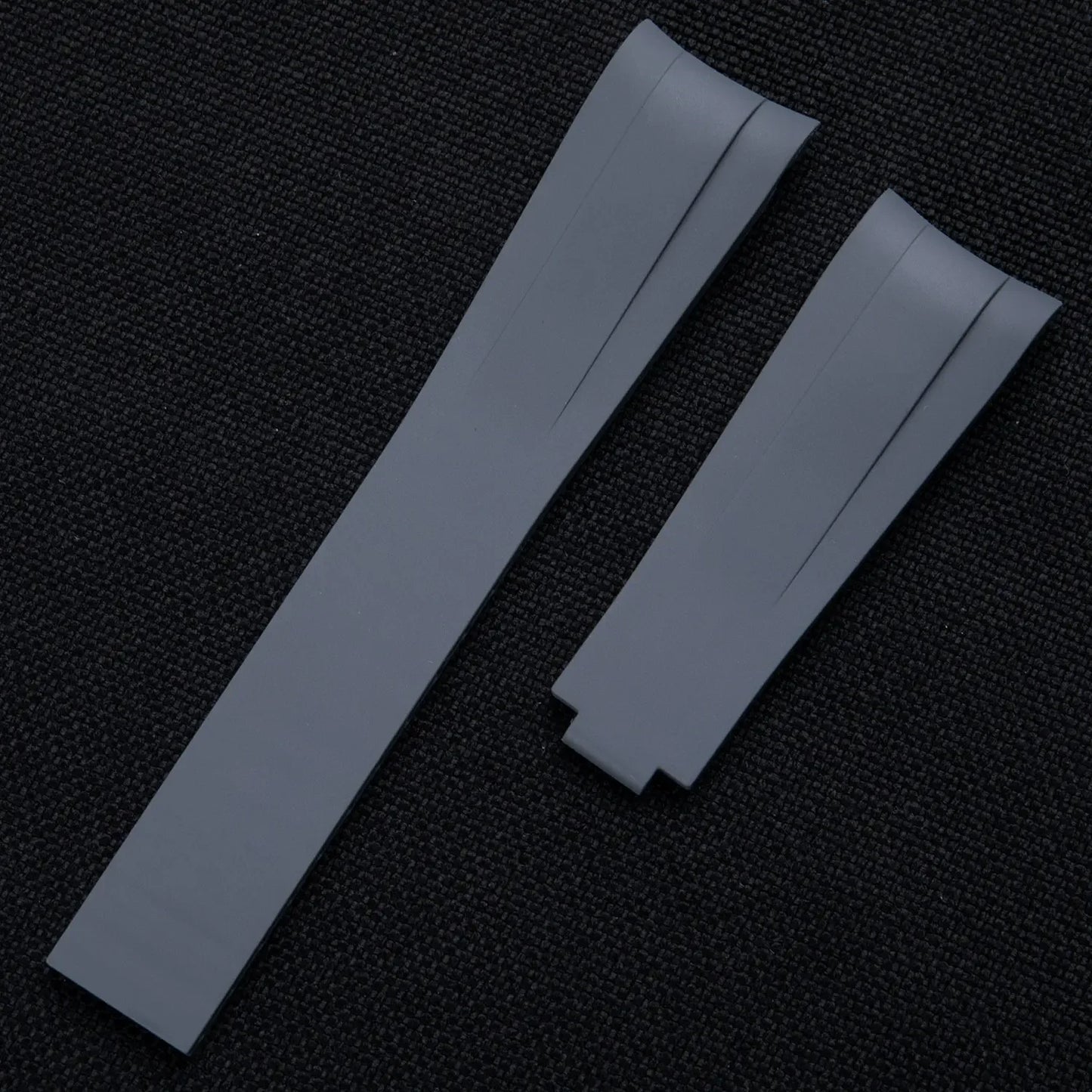 Cinturino FKM con estremità curve, in fluororubber morbido, regolabile, 20 mm 22 mm, per Tudor PELAGOS Black Bay 1958 39/41 mm 1954 37 mm