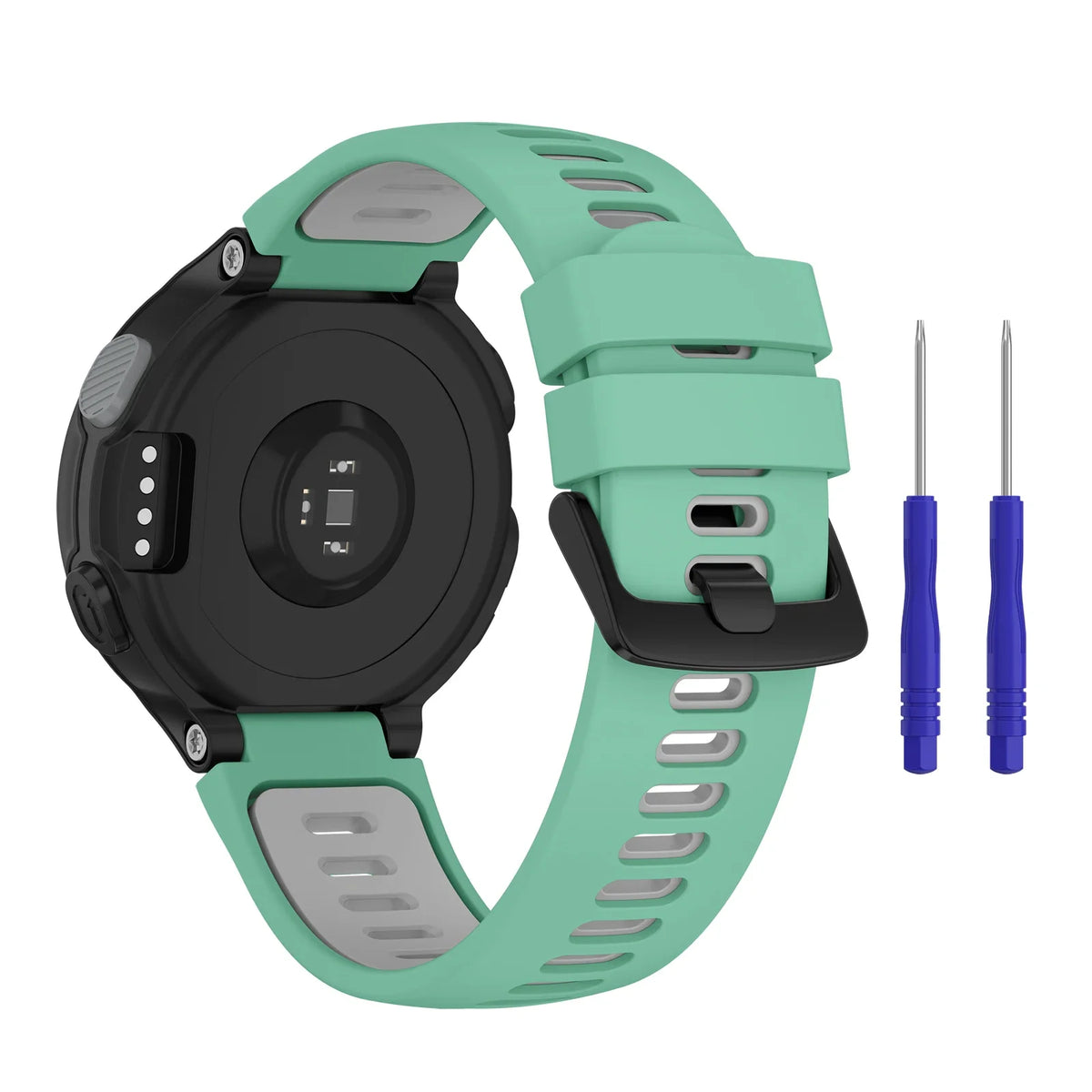 Bracelet en Silicone Double couleur pour Garmin Forerunner 235 220 620 630 735 735XT, Bracelet de Sport de remplacement