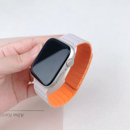 Bracelet magnétique pour Bracelet de montre Apple 46mm 44mm 45mm 40mm 42mm 41mm, Bracelet Correa IWatch série 11 10 SE 9 8 7 6 Ultra 3 2 49mm