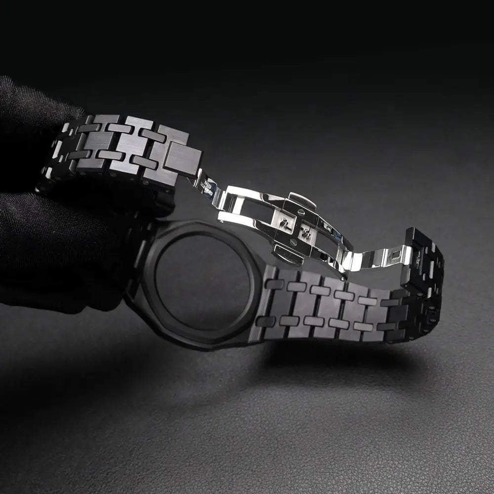 316L Stainless Steel Case and Strap for Swatch X AP Royal Pop, integrated modification accessories to convert a pocket watch into a wrist watch