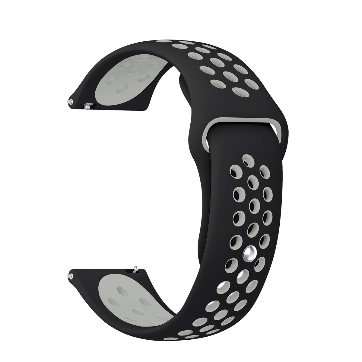 Cinturino in silicone da 20 mm 22 mm, per Amazfit Bip 6 5/GTS 3/2/2e/GTS2 Mini/GTR 3 Pro/42 mm/47 mm/2/2e/Stratos 2/3 Pro Sport Correa