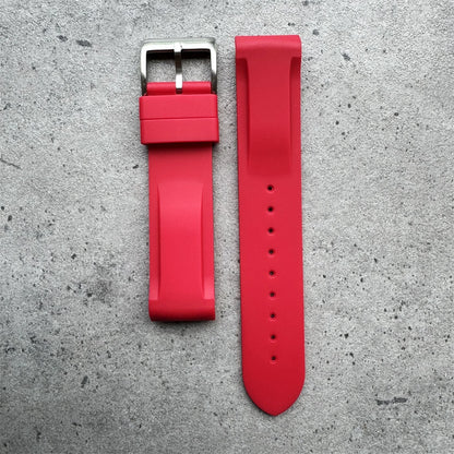 Warm Khaki Grey Black Silicone Watch Strap 20mm High Quality Silicone Watch Band for Monnswatch Omega X Swatch Bracelet